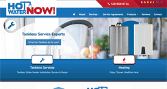 Desktop Screenshot of hotwaternowco.com
